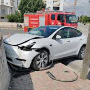 Erzin’de Maddi Hasarlı Trafik Kazası