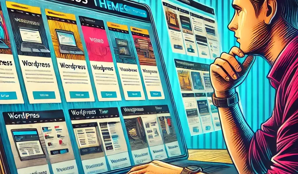 wordpress tema satın alabilirsiniz