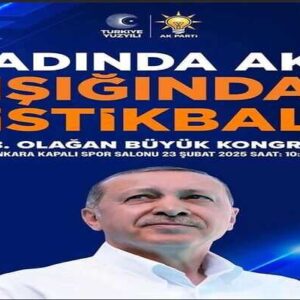 AK PARTİ’DE 8.OLAĞAN KONGRE İÇİN START VERDİ!