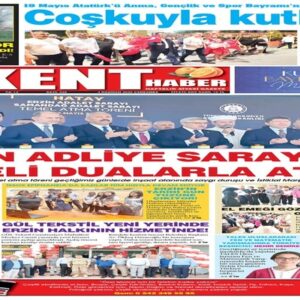 KENT HABER GAZETESİNİN 349. SAYISI