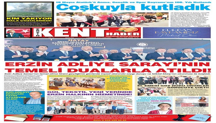 KENT HABER GAZETESİNİN 349. SAYISI