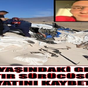 DÖRTYOLLU GENÇ TIR SÜRÜCÜSÜ KUM YÜKÜNÜN ALTINDA KALARAK HAYATINI KAYBETTİ!