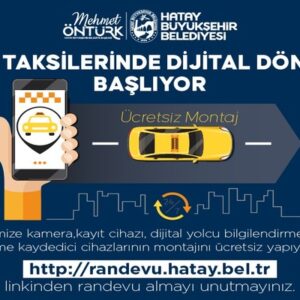 BAŞKAN ÖNTÜRK’ÜN AKILLI TAKSİ PROJESİ HAYATA GEÇİYOR!
