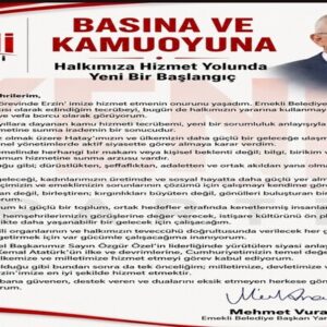Halkımıza Hizmet Yolunda Yeni Bir Başlangıç!