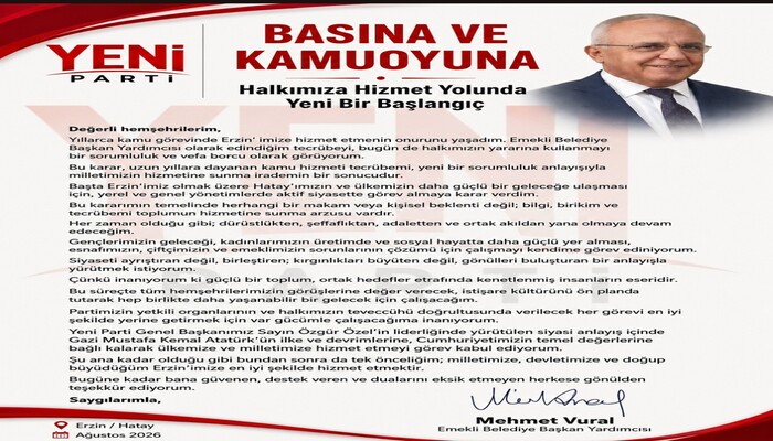 Halkımıza Hizmet Yolunda Yeni Bir Başlangıç!